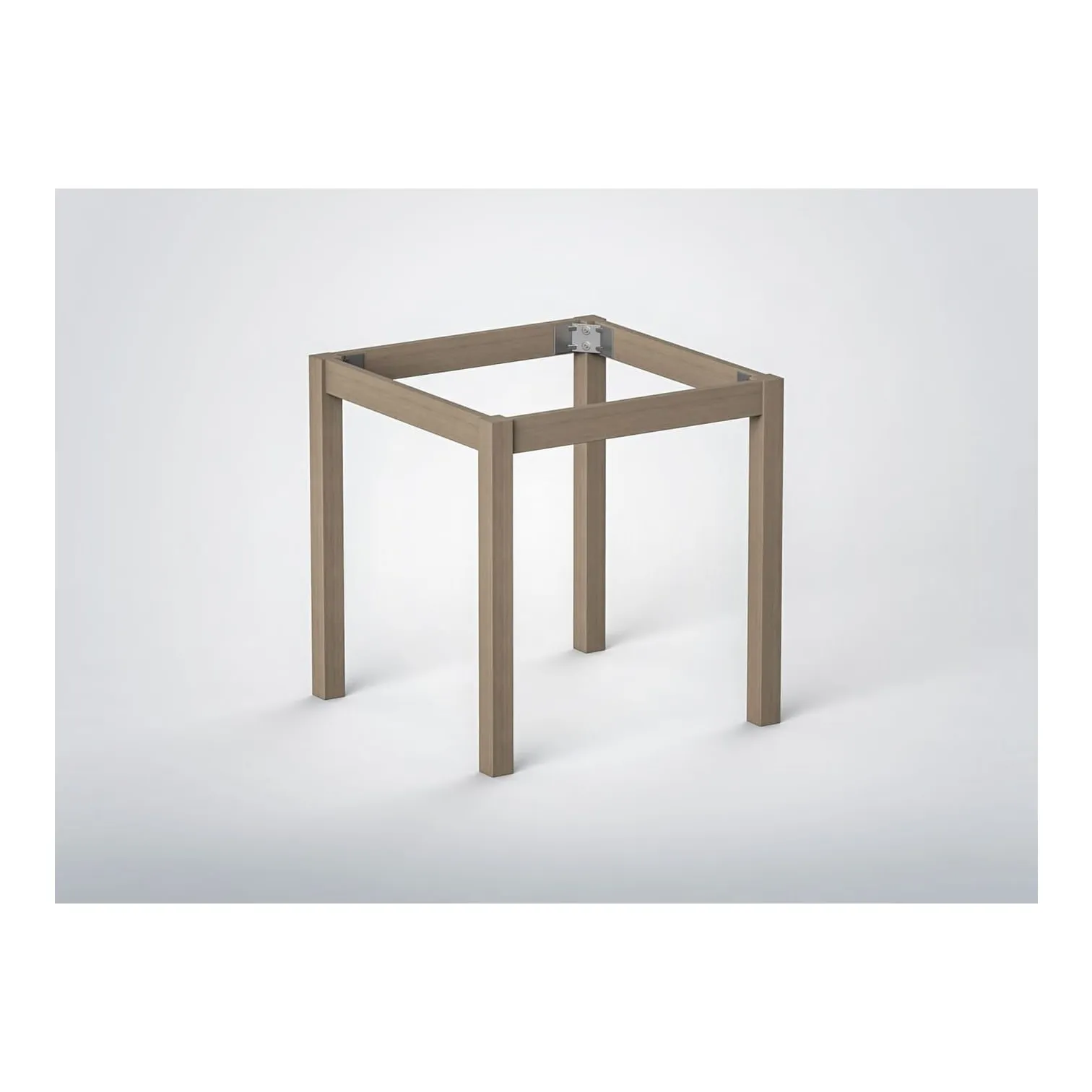 Four-legged solid ash table base