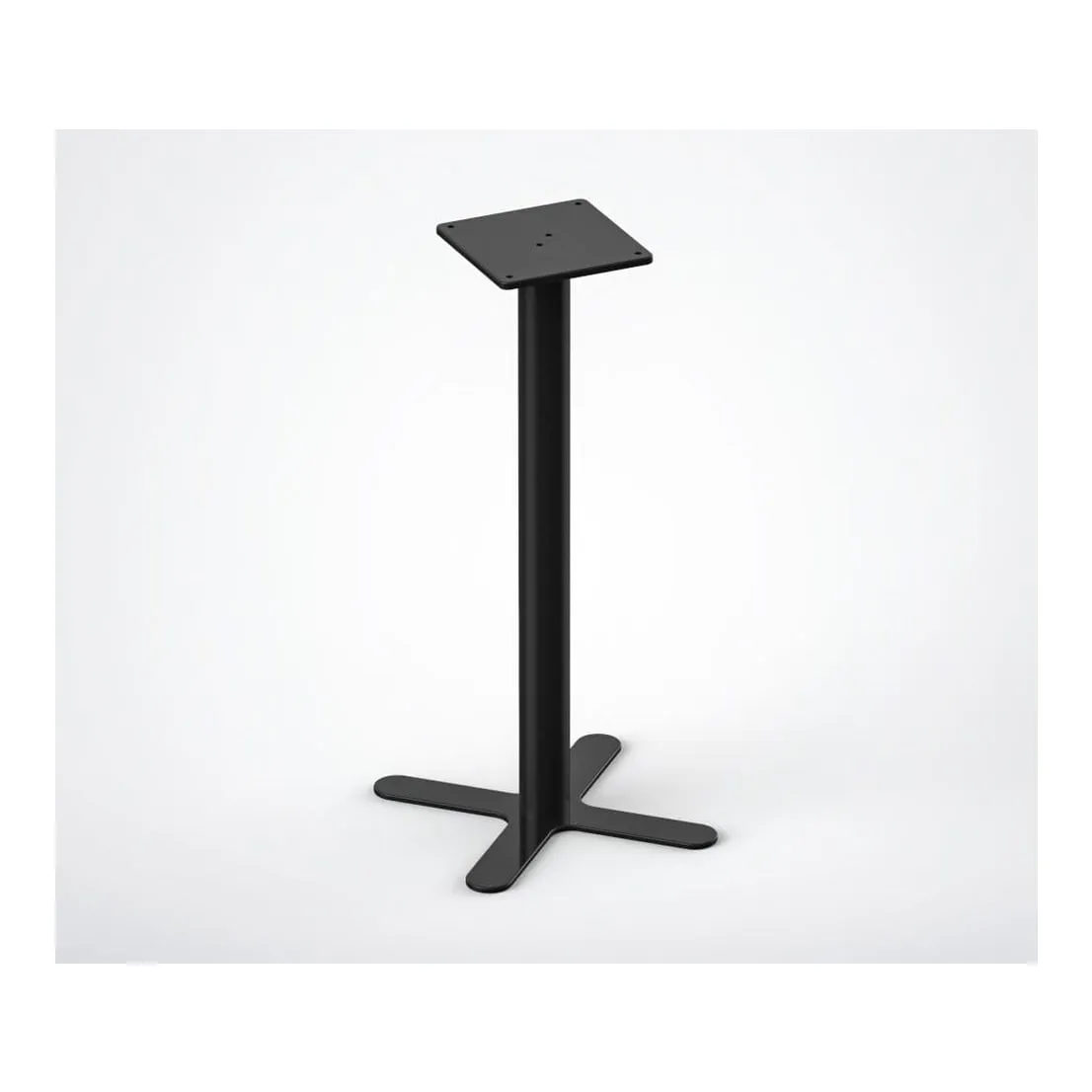 Black spider table base